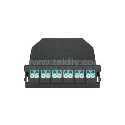MPO Kaset Modülü MPO/MTP-LC 12C/24C Veri Merkezi FTTX için Fiber Optic