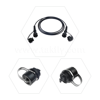SM/MM MPO Patch Cord MTP Trunk Cable ODVA-MPO/MTP Veri Merkezi FTTX için su geçirmez sıçrayıcı