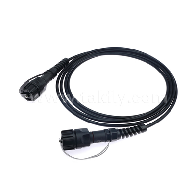 SM/MM MPO Patch Cord MTP Trunk Cable ODVA-MPO/MTP Veri Merkezi FTTX için su geçirmez sıçrayıcı