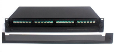 48/96 Çekirdekler IEC60304 Standartlarına göre tasarlanmış Veri Merkezi için 1U MTP/MPO Patch Panel