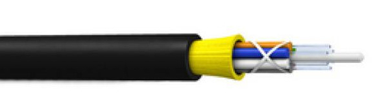2-24F ADSS Fiber Optic Kablo 120m Uzunluk Dış Ağ Bağlantısı için
