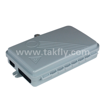 Hızlı fiber bağlantıları için PC ABS malzeme 6 çekirdekli fiber optik bitiş kutusu