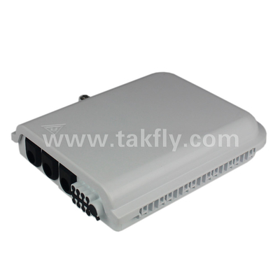 Hırsızlık karşıtı kilitleme mekanizması olan fiber optik kablo için ABS 8 çekirdek sonlandırma kutusu