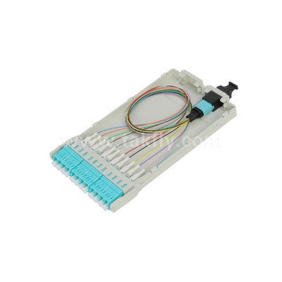 Veri Merkezi FTTX için önceden sonlandırılmış MPO/MTP-LC 12C Fiber Optic MPO Kaset Modülü