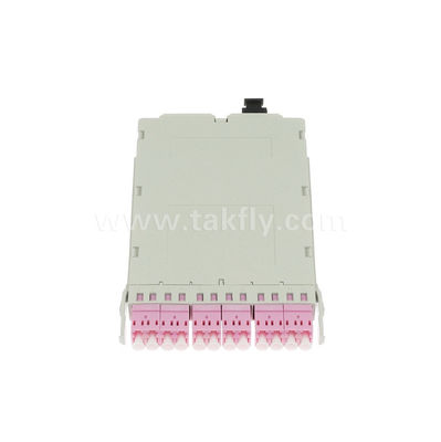 MPO/MTP Kaset Modülü Veri Merkezi FTTX için önceden sonlandırılmış MPO/MTP-LC 12C Fiber Optic