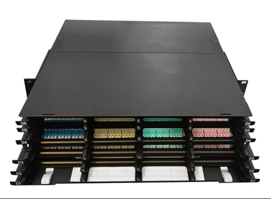 200mm Derinlik Yüksek yoğunluklu MPO Patch Panel özelleştirilebilir seçenek