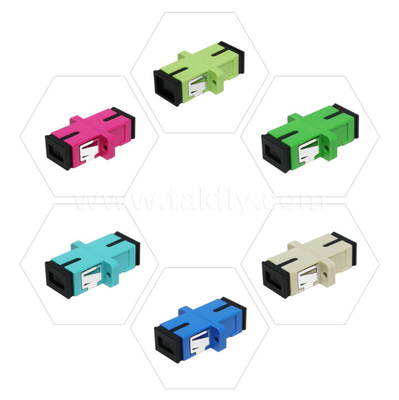Kişiselleştirilebilir Fiber Optic Adapter Kablo Kopyalayıcısı SC APC/UPC Veri Merkezi FTTH Multicore için Simplex/Duplex