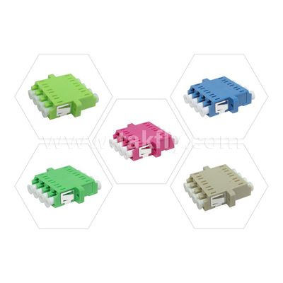 LC Adaptör Kablo Kopyalayıcısı APC/UPC SM/MM Simplex/Duplex/Quad/6 yol/8 yol Veri Merkezi FTTH için Fiber Optic