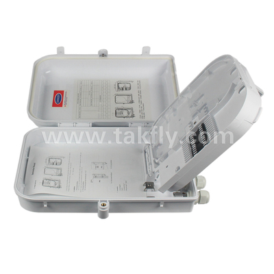 16 Port Fiber Optic Termination Box Hafif Ağırlık Gir ve Çek Hayat 1000 Kat FTTx Kablo Termination Box