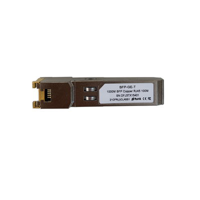 1000BASE-T SFP Bakır 100m RJ-45 CISCO JUNIPER HUAWEI Uyumlu SFP OPTIK TRANSCEIVER MODULER