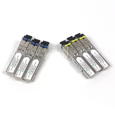 1.25G SFP BIDI Optik Alıcı Modülü Tx1310/Rx1550nm 40KM SMF DDM LC CISCO JUNIPER HUAWEI uyumlu