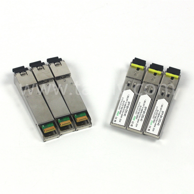 1.25G SFP BIDI Optik Alıcı Modülü Tx1310/Rx1550nm 40KM SMF DDM LC CISCO JUNIPER HUAWEI uyumlu