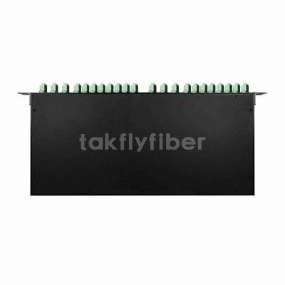 16CH DWDM MUX DEMUX monitör ve uzatma portu 1625nm OTDR ve EDFA ile