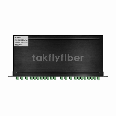 16CH DWDM MUX DEMUX monitör ve uzatma portu 1625nm OTDR ve EDFA ile