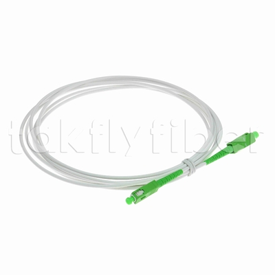 Kemirgenlere dayanıklı G657A2 SC APC Fiber Optic Patchcord Zırhlı Fiber Patch Kablosu SM 3.0mm