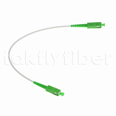 Kemirgenlere dayanıklı G657A2 SC APC Fiber Optic Patchcord Zırhlı Fiber Patch Kablosu SM 3.0mm
