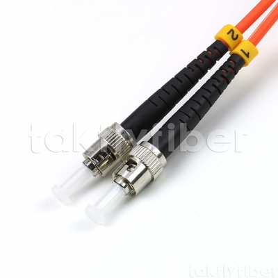 UPC MM Dubleks Fiber Yama Kablosu 3.0mm LSZH ST - LC OM1 OM2 APC