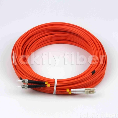 UPC MM Dubleks Fiber Yama Kablosu 3.0mm LSZH ST - LC OM1 OM2 APC