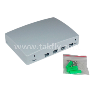 FTTH Fiber Optic Termination Box, FTTx ağ binası için sağlam bir koruma ve yönetim sağlar.