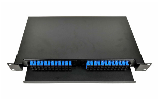 ODF-RS48B Fiber Optic Patch Panel SC DX Tele ağlarda Fiber dağıtım ve yönetimi için