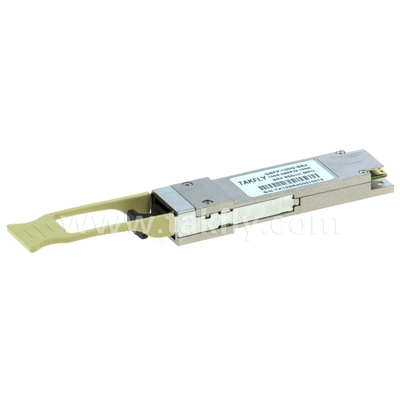 100Gbps QSFP28 SR4 850nm 100m MPO DDM Alıcı ile Kanal başına 27.952 Gbps Verim hızı