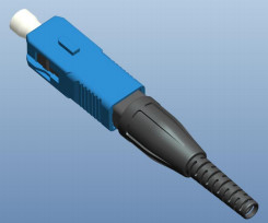SC UPC/APC Tip Hızlı Fiber Optik Bağlantısı 125μm 652 657 Fiber Diameter ile Mekanik gömülü Teknoloji