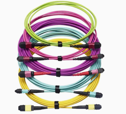 Optik Fiber FTTH Patch Cord Trunk Kablo PVC Malzeme Panel MPO Fiber Kablo