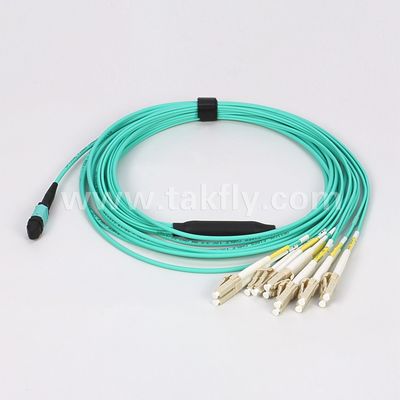 50/125um Fiber Modlu ve PVC/LSZH Dış Kılıflı 12/24/48/96/144 Çekirdekli MPO/MTP Trunk Kablo Fiber Optik Patchcord