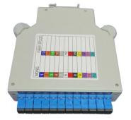 DIN ray montaj fiber optik terminal kutusu dayanıklı ABS malzemesi ile