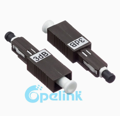 1310/1550nm Mu/PC Fiber Optic Attenuator -30dB Erkeğe Kadına Geniş sıcaklık aralığı