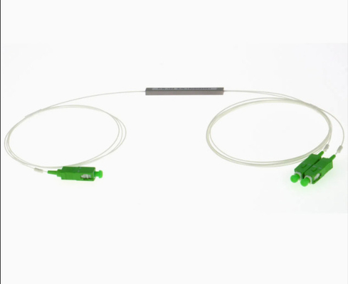 1X2 900um Mini Çelik Tüp Fiber Optik PLC Splitter Modülü Yüksek Güvenilirlik ve Istikrar