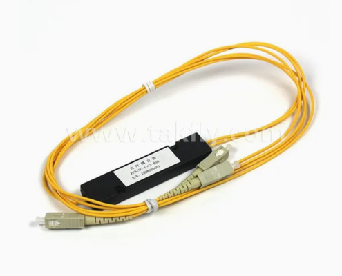 1X2 900um Mini Çelik Tüp Fiber Optik PLC Splitter Modülü Yüksek Güvenilirlik ve Istikrar