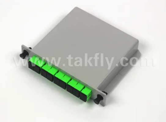 1*8 Tek Mod G657A1 Fiber Casette Tipi LGX Sc/APC Bağlantısı ile PLC Bölücü Yüksek güvenilirlik ve istikrar