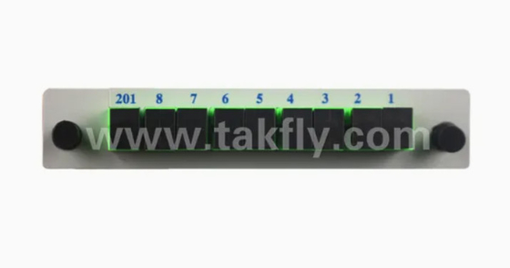 1*8 Tek Mod G657A1 Fiber Casette Tipi LGX Sc/APC Bağlantısı ile PLC Bölücü Yüksek güvenilirlik ve istikrar