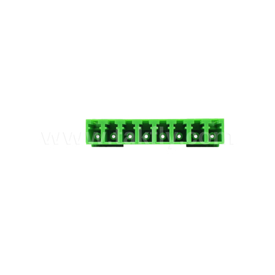 LC/UPC 8 Port Single Mode SM OS2, Yeşil, Telekom için Fiber Optic Adaptörü