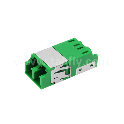 LC Duplex toz geçirmez adaptör V2 HD yeşil bezsiz