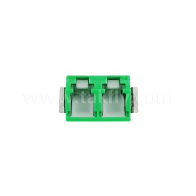 LC Duplex toz geçirmez adaptör V2 HD yeşil bezsiz
