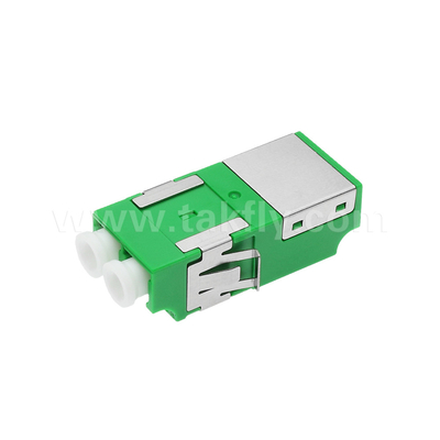 LC Duplex toz geçirmez adaptör V2 HD yeşil bezsiz