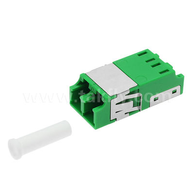 LC Duplex toz geçirmez adaptör V2 HD yeşil bezsiz