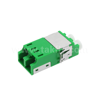 LC Duplex toz geçirmez adaptör V2 HD yeşil bezsiz