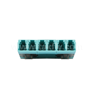 Hızlı ve Doğru Fiber Optik Bağlantılar için APC Parlatma 6 Portlu LC Quad Toz Geçirmez Adaptör V2