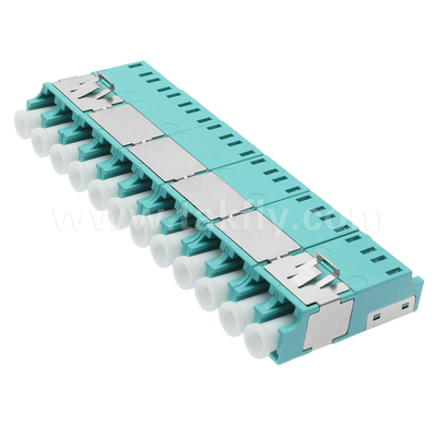 Yüksek yoğunluklu LC Fiber Optic Adaptörü 6/8/12 yollar APC UPC Tek/Çok Mod