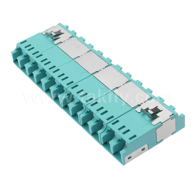 Yüksek yoğunluklu LC Fiber Optic Adaptörü 6/8/12 yollar APC UPC Tek/Çok Mod