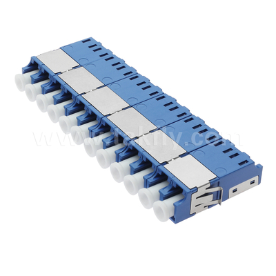 Yüksek yoğunluklu LC Fiber Optic Adaptörü 6/8/12 yollar APC UPC Tek/Çok Mod