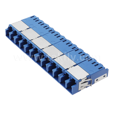 Yüksek yoğunluklu LC Fiber Optic Adaptörü 6/8/12 yollar APC UPC Tek/Çok Mod