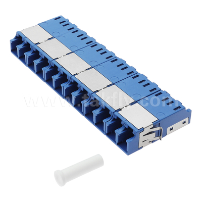 Yüksek yoğunluklu LC Fiber Optic Adaptörü 6/8/12 yollar APC UPC Tek/Çok Mod