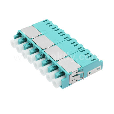 Yüksek yoğunluklu LC Fiber Optic Adaptörü 6/8/12 yollar APC UPC Tek/Çok Mod