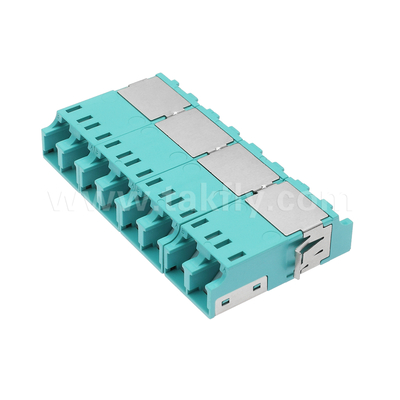 Yüksek yoğunluklu LC Fiber Optic Adaptörü 6/8/12 yollar APC UPC Tek/Çok Mod
