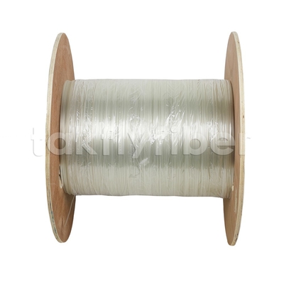 Şeffaf FTTH Fiber Optik Drop Kablo 2.2x3.0mm G657A2 Düz İç Mekan