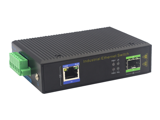 Endüstriyel Gigabit POE Switch, 1 SFP Portlu ve DIN-Ray Montajlı